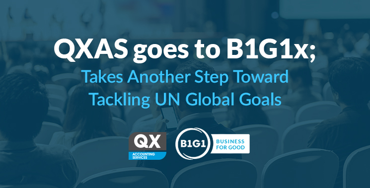 Power of Purpose: QXAS joins the ‘Business For Good’ movement with Singapore-based charity, B1G1