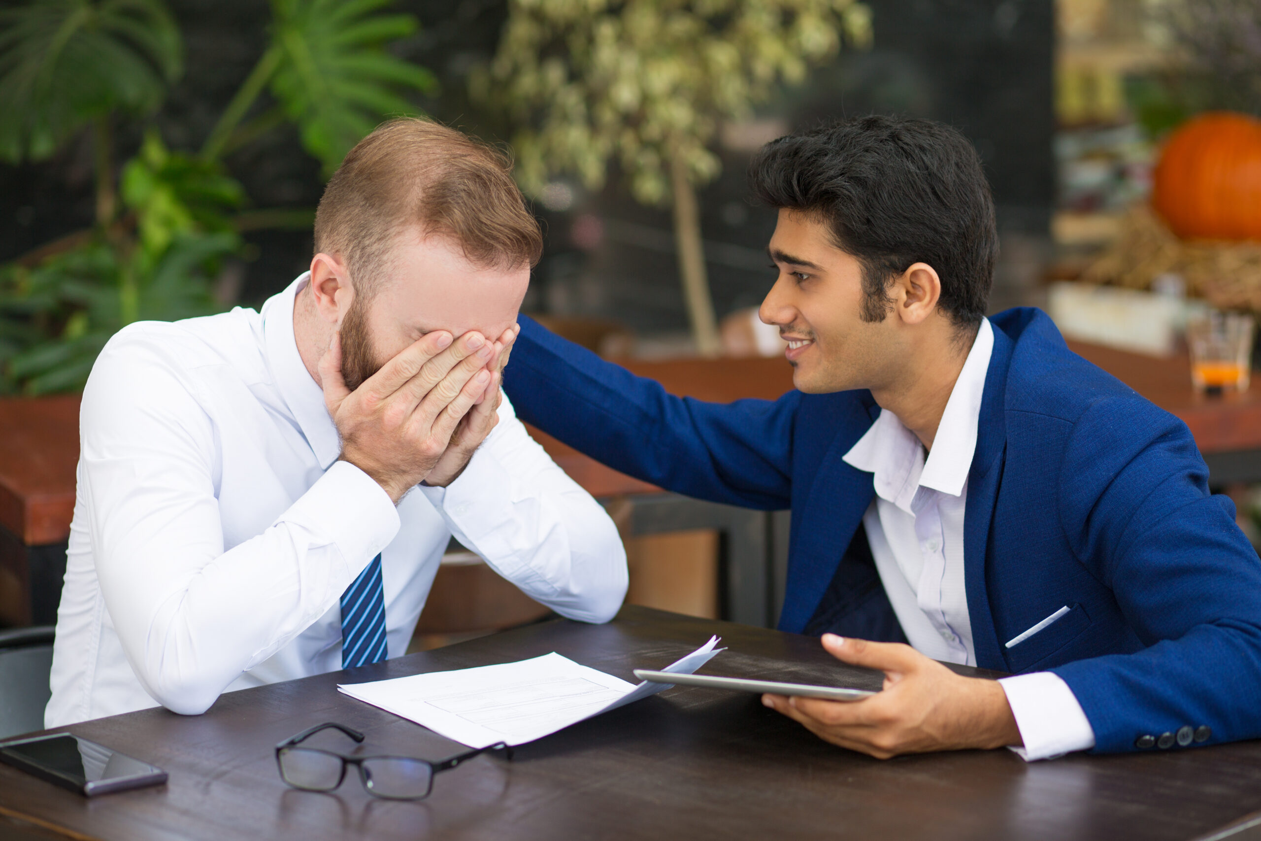 Conversing with an insolvent client