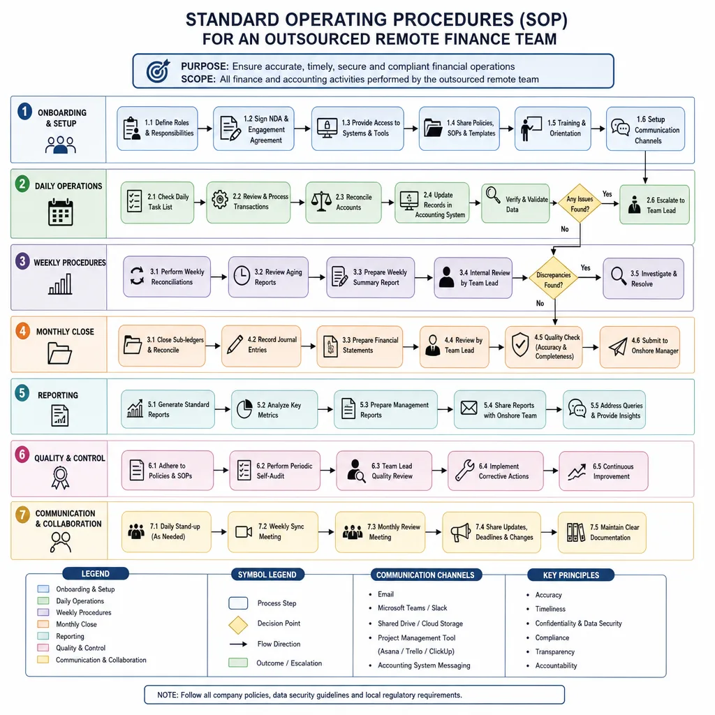 SOP for Outsourced remore finance team