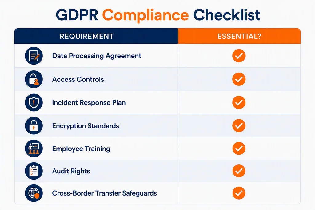 UK GDPR compliance checklist