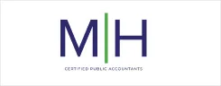 MH Certified Public Accountants logo (M and H initials with a green vertical bar)