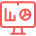 Heart and chat bubble icons on a red square background, suggesting like/comment actions