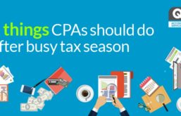 Five things CPAs should do after busy tax season
