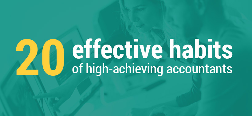 [Infographic] 20 effective habits of high-achieving accountants