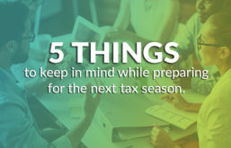 CPAs, time to start preparing for the next tax season