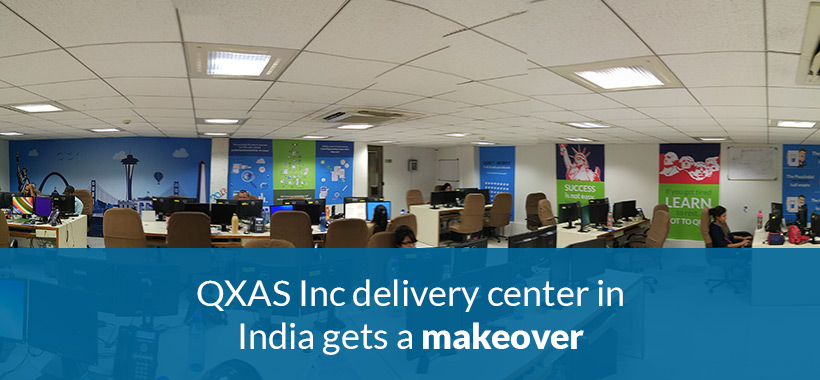 QXAS Inc delivery center in India gets a makeover