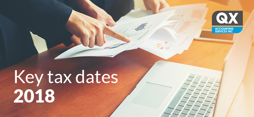 Your tax calendar for September and October 2018