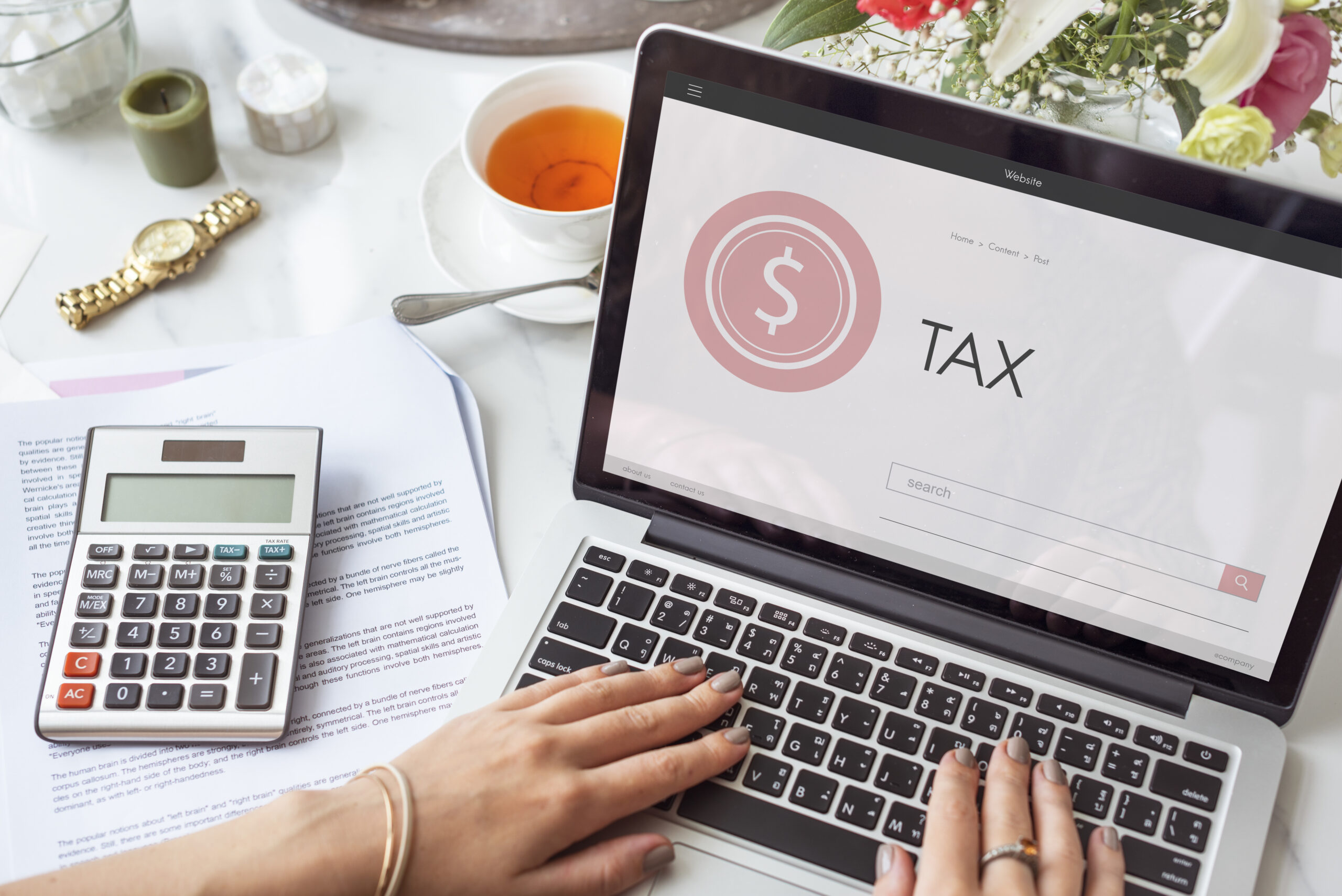 Easy Tax Preparation Outsourcing | Image by Freepik