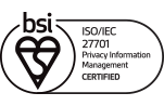 ISO 27001 Certification Earned through BSI for Data Security